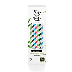 Bamboo Straws - Multicoloured (100unit)