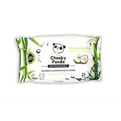 Bamboo Facial Wipes Coconut (25wipes)