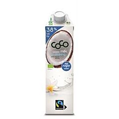 Whole Coconut Milk Organic (1l)