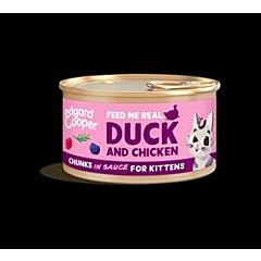 Kitten Chunks Duck & Chicken (85g)