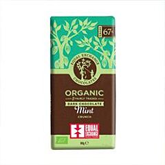 Organic Dark Chocolate Mint (100g)