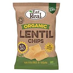 Organic Lentil Chips Sea Salt (100g)