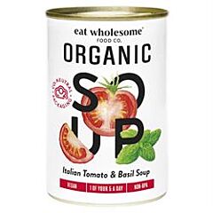 Organic Tomato & Basil Soup (400g)
