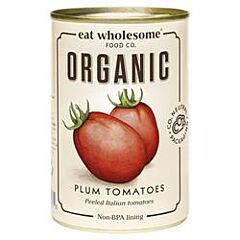 Organic Peeled Plum Tomatoes (400g)