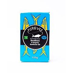 Whole Sardines in Org S/F Oil (120g)