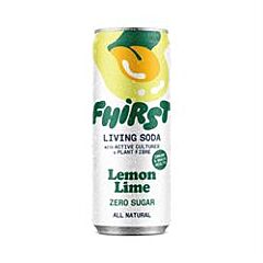 FHIRST Living Soda Lemon Lime (330ml)