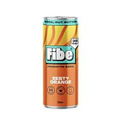 FREE Fibe Soda Zesty Orange (250ml)