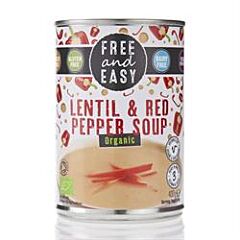 Organic Lentil Red Pepper Soup (400g)