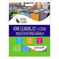 Home Cleaning Kit - 4 Cloths (150g)