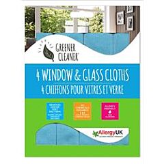 Window & Glass Cloth - 4 Pack (180g)
