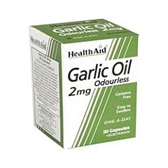 Garlic Oil 2mg (odourless) (30vegicaps)