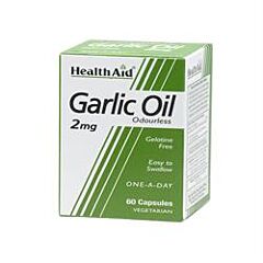 Garlic Oil 2mg (odourless) (60vegicaps)