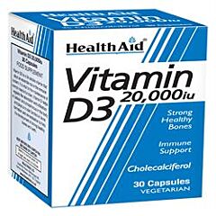 Vitamin D3 20000iu (30vegicaps)