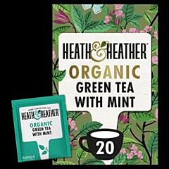 Organic Green Tea & Mint (20bag)