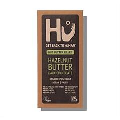 Hazelnut Dark Chocolate Bar (60g)