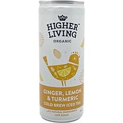 Ginger Lemon Turmeric Iced Tea (250ml)