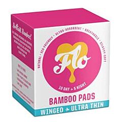 FLO Bamboo Pads Combo Pack (15pads)