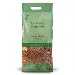 Org Brown Lentils (500g)