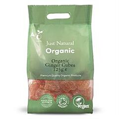 Org Ginger Candied Cubes (125g)
