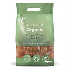 Org Ginger Candied Cubes (250g)
