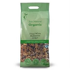 Org Dried White Mulberries (250g)