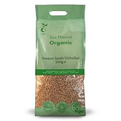 Org Sesame Seeds Unhulled (500g)