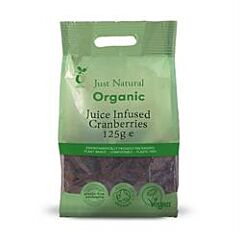 Org Juice Infused Cranberries (125g)
