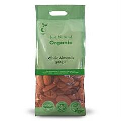 Org Almonds Whole (500g)