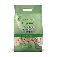Org Almonds Blanched (125g)