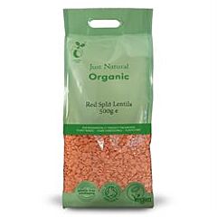 Org Red Split Lentils (500g)