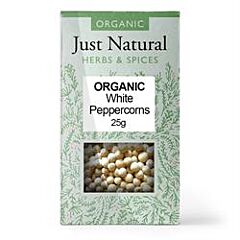 Org Peppercorns White Box (25g)