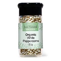 Org Peppercorns White Jar (52g)