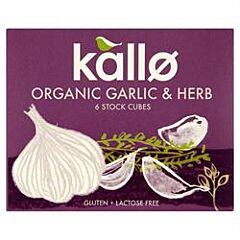 Garlic & Herb Stock Cubes (66g)