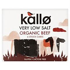 Org Low Salt Beef Stock Cubes (48g)