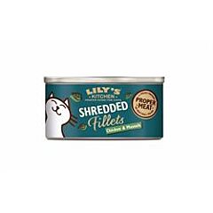 Shred Fillets Chicken & Mussel (70g)