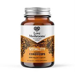Organic Cordyceps 4000mg (60 capsule)