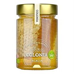 Org Acacia Honey with Honeycom (420g)