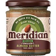 Org Smooth Almond Butter 100% (170g)