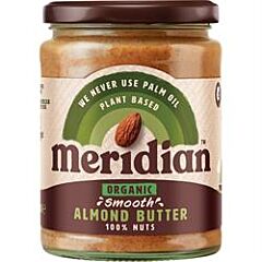 Org Almond Butter Smooth 100% (470g)