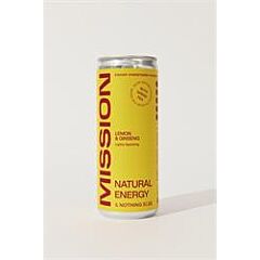 Mission Natural Energy - Lemon (250ml)