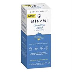 MINAMI DHA + EPA Liquid + VitD (150ml)