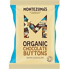 Organic White Chocolate Button (120g)