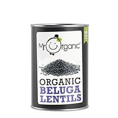 Organic Beluga Lentils (400g)
