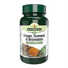 Ginger Turmeric & Bromelain (60 tablet)