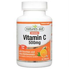 Vitamin C 500mg Sugar Free Che (50 tablet)