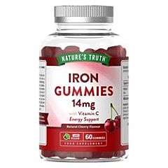 Iron 14mg + Vitamin C Gummies (60gummies)