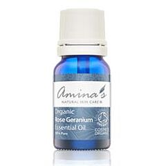 Org Rose Geranium Essentl Oil (10ml)