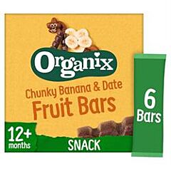 Banana/Date Organic Fruit Bar (6 X 17g)