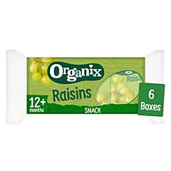 Mini Organic Raisin 6 pack (6 x 14g)