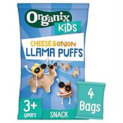 KIDS Llama Puffs Cheese &Onion (4 x 12gpack)